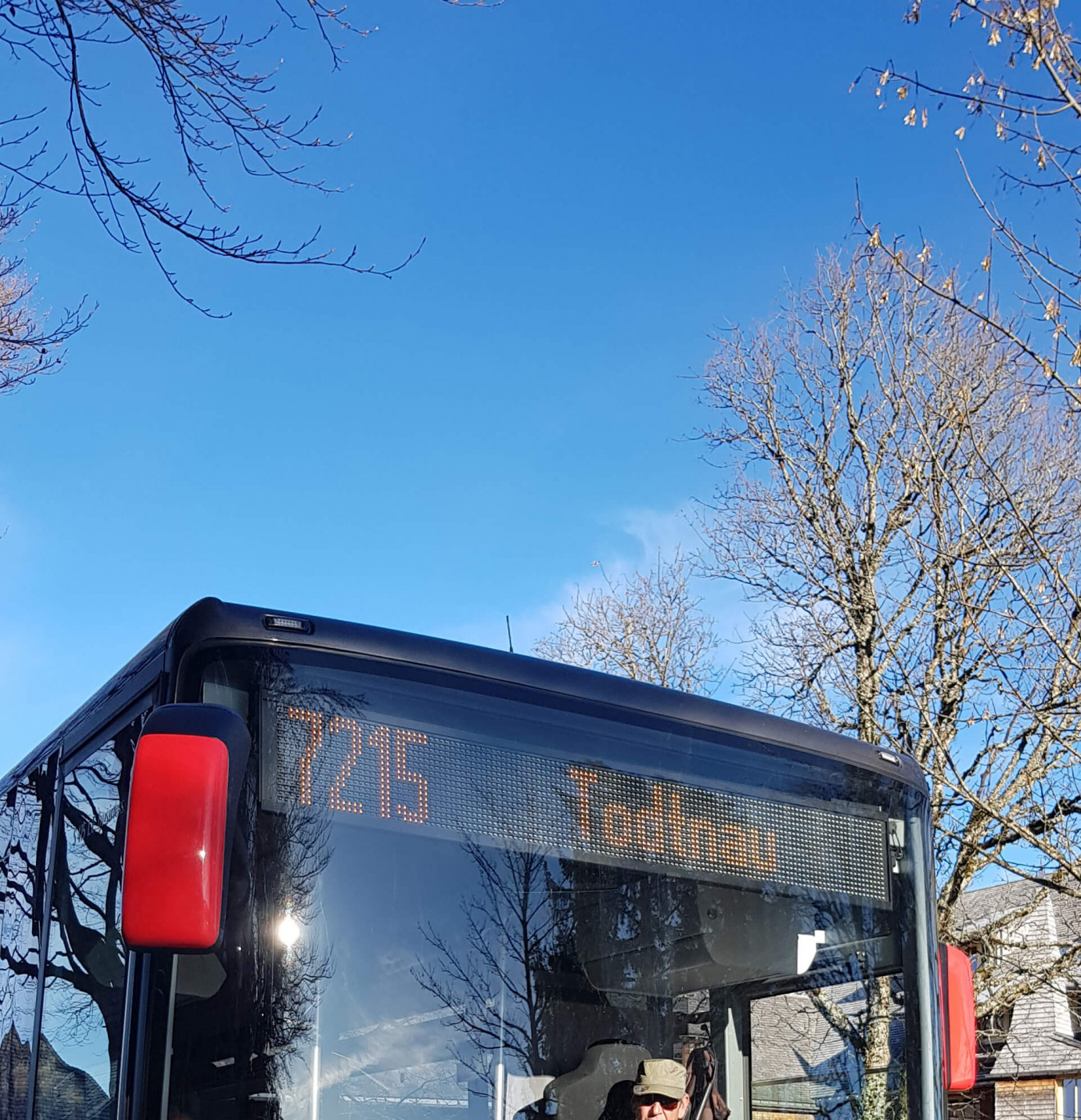 Anfahrt mit Bus zum Berghaus Freiburg